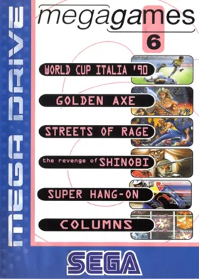 Mega Games 6 (Europe) box cover front